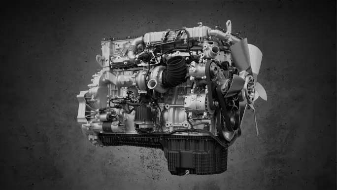 Detroit Gen 6 diesel engine.