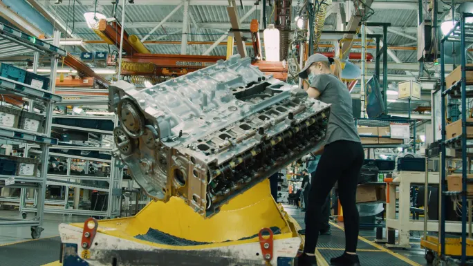 Detroit engine manufacturing.