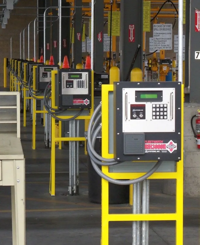 Bus shop with FLEETWATCH keypad technology