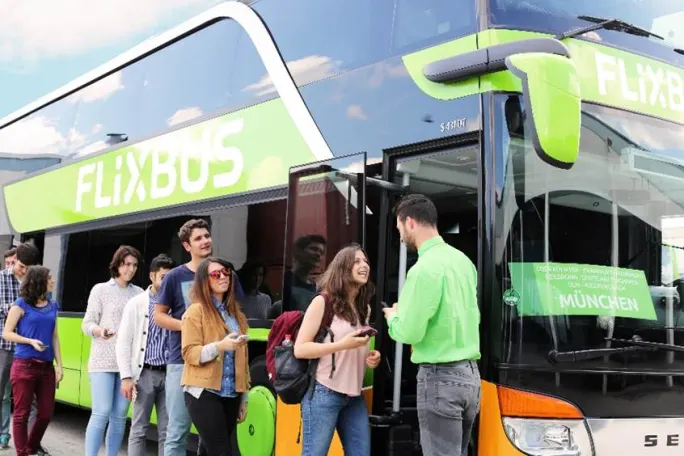 Passengers Boarding FlixBus