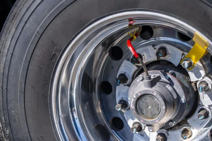 Truck tire.