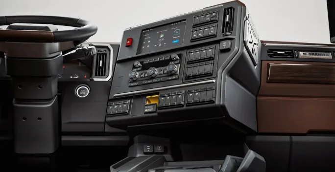 2026 Mack Granite interior.