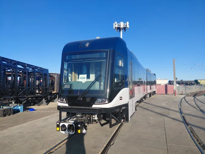 Cleveland RTA's Siemens railcar