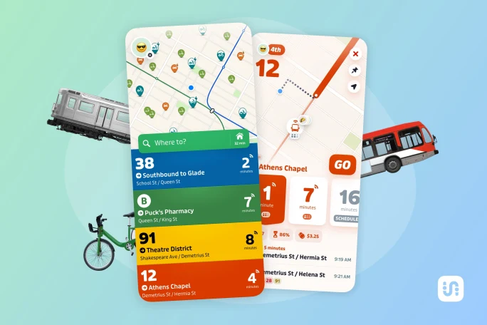 A Transit App product shot