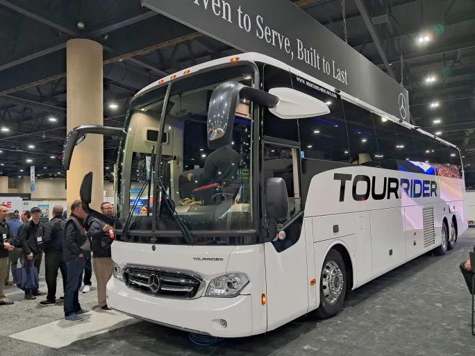 Tourrider vehicle at UMA Expo in 2026.