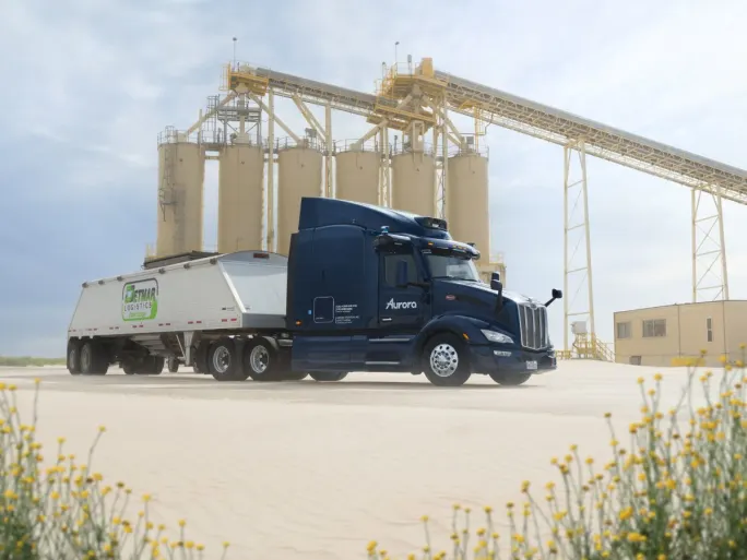 Aurora autonomous truck.
