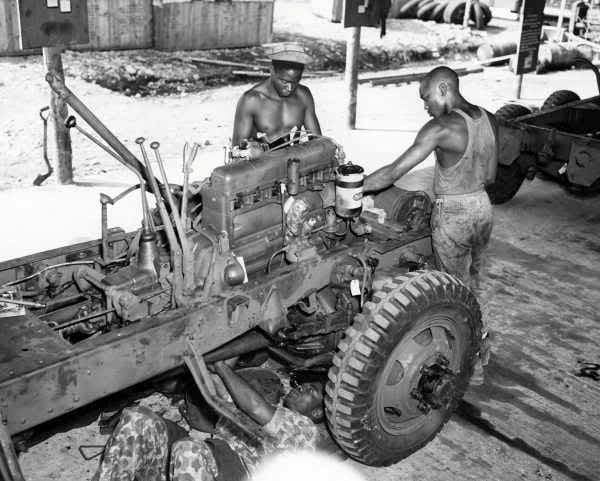 GMC CCKW U.S. Army cargo truck.