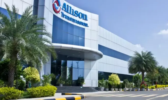 The exterior of an Allison Transmission company building in India.