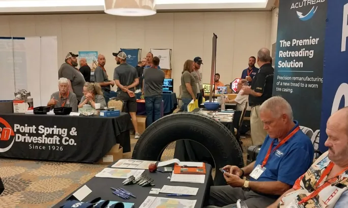 Vendors at the 35 Annual Ohio School Bus Mechanics Association Workshop and Vendor Show.