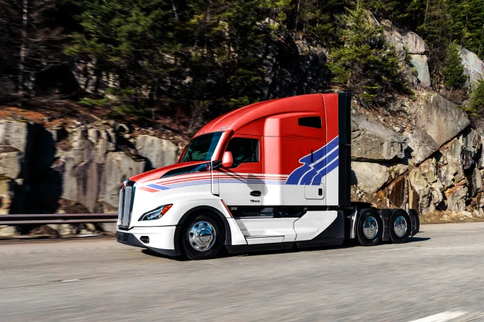 Kenworth TourAmerica paint scheme.