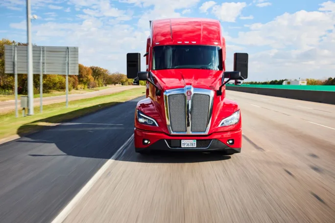 Kodiak autonomous truck. 