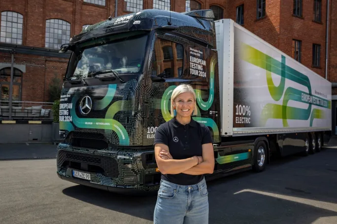 Mercedes eActros. 