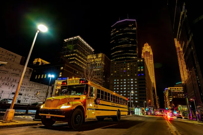 a school bus