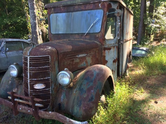 Vintage Mack van.