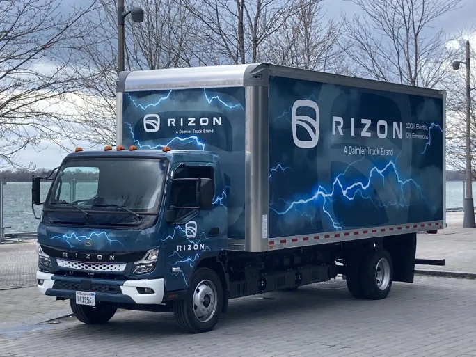 Rizon battery-electric truck.