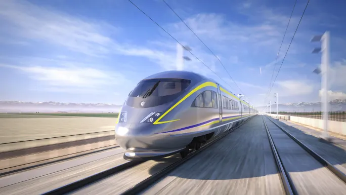 CAHSR vehicle rendering.