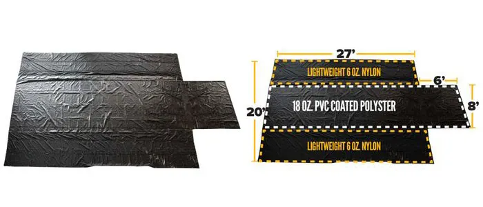 Lightweight Parachute Tarps for Heavy-Duty Cargo