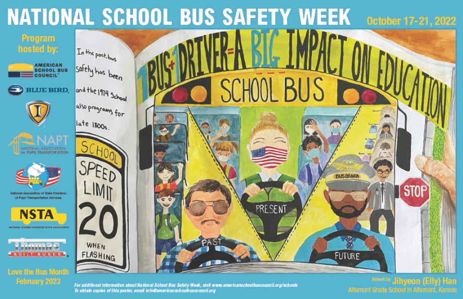 Recognizing School Bus Drivers During Safety Week