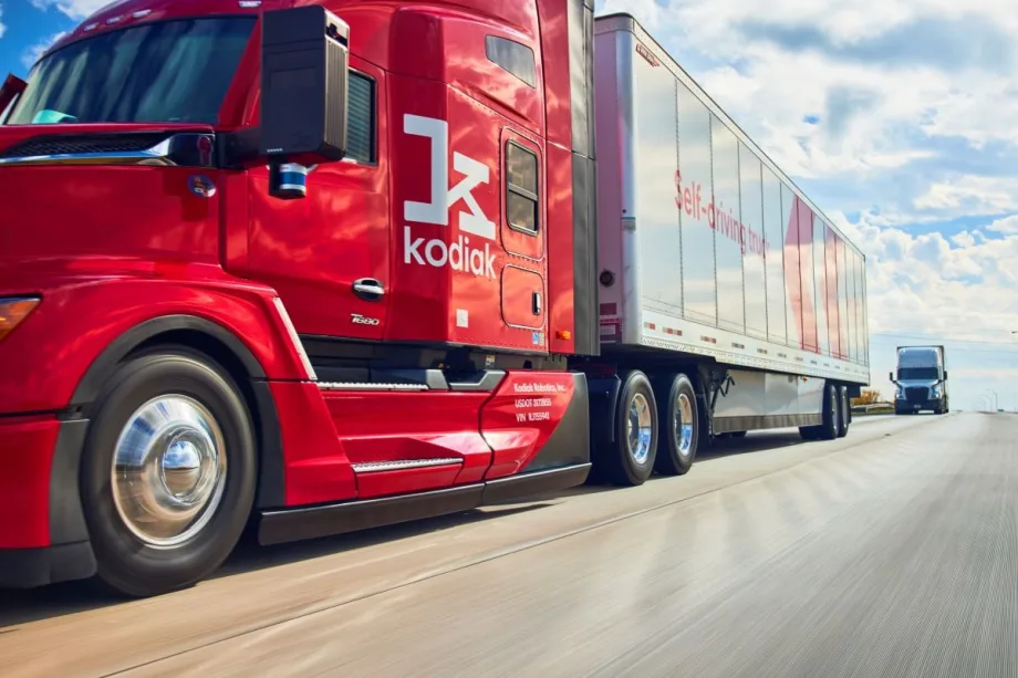 Kodiak AI autonomous truck.