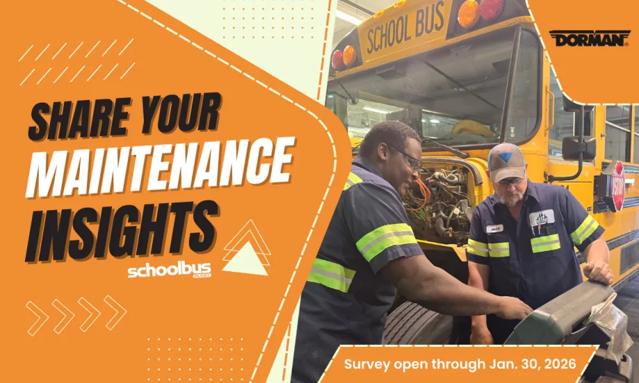 2026 School Bus Maintenance Survey Now Open
