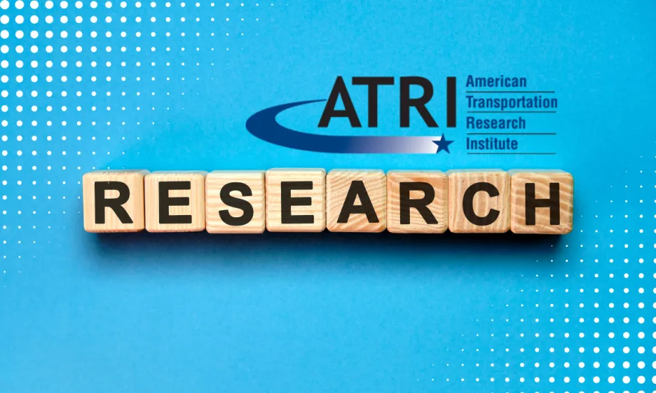 Illustration with ATRI logo and square blocks spelling out "research"