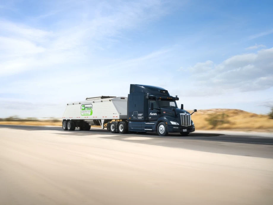 Aurora and Volvo Dallas-Oklahoma City autonomous truck route.