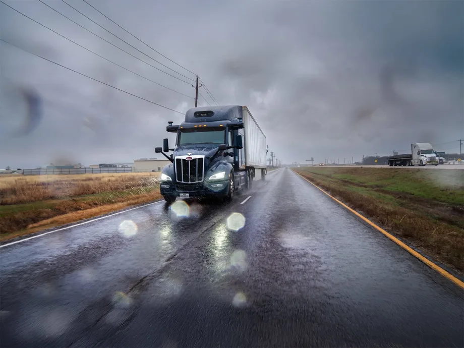 Aurora Drive autonomous truck.