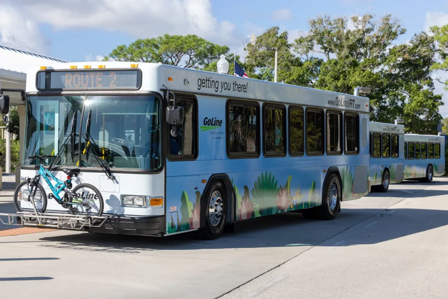 An Indian River Transit GoLine bus