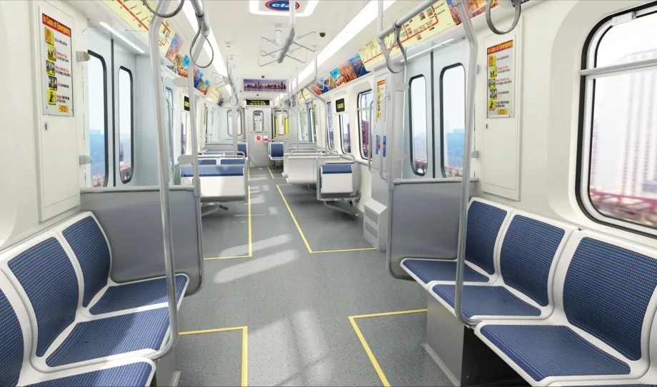 Rendering of CTA railcar