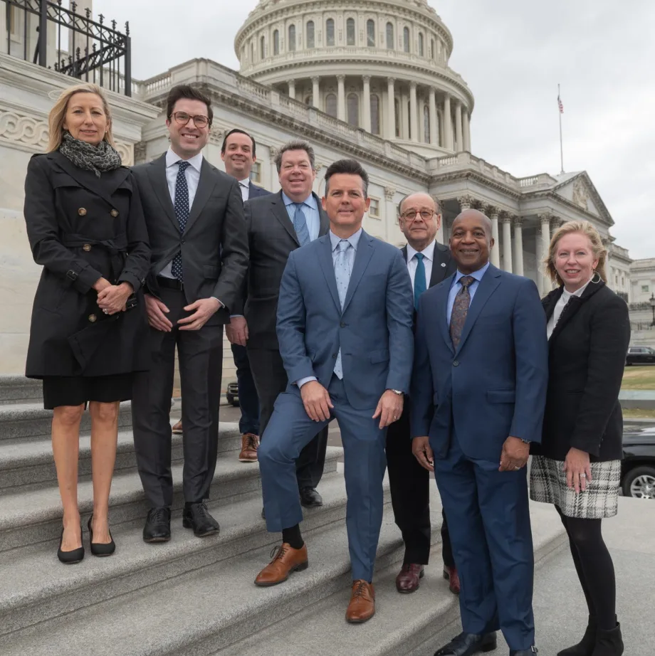 Ray Melleady and industry leaders on Capitol Hill