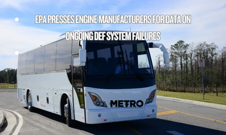 Motorcoach on the road.