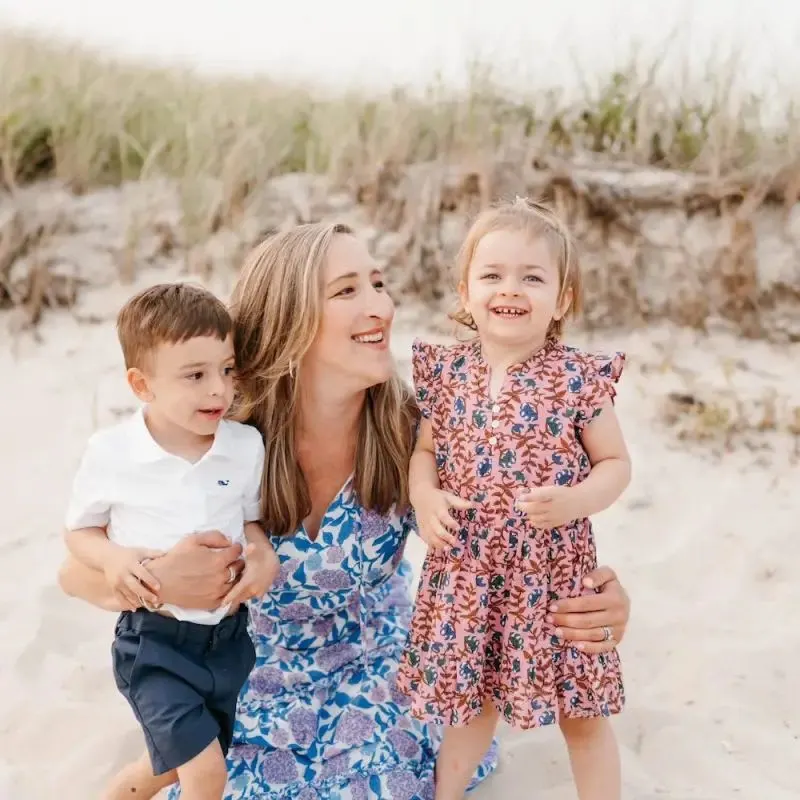 Emily DeVito and her children