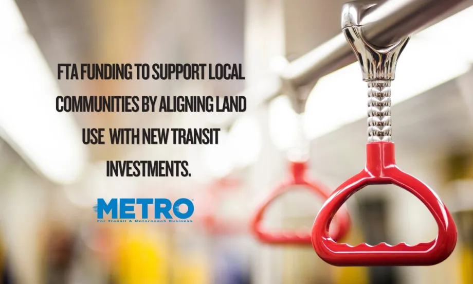 Railcar handles signifying transit usage
