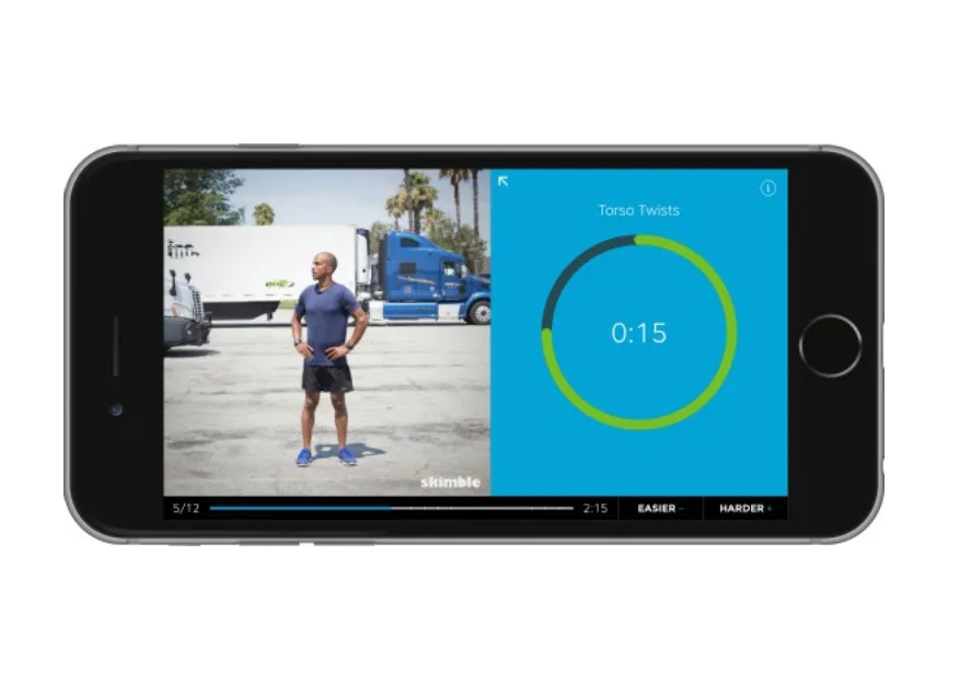 Fitness App Offers Program for Truckers