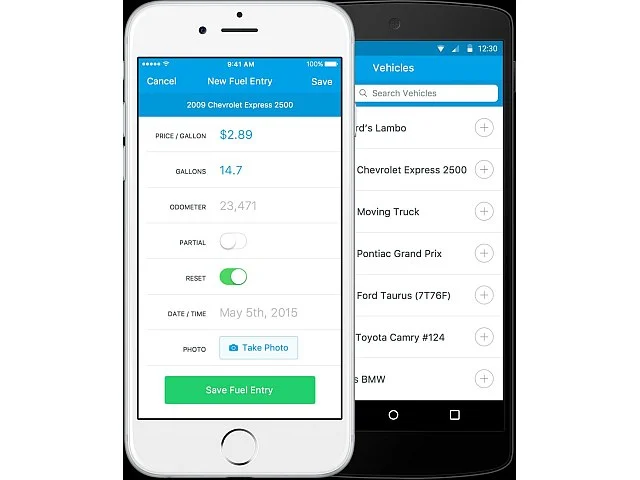Fuel tracking app