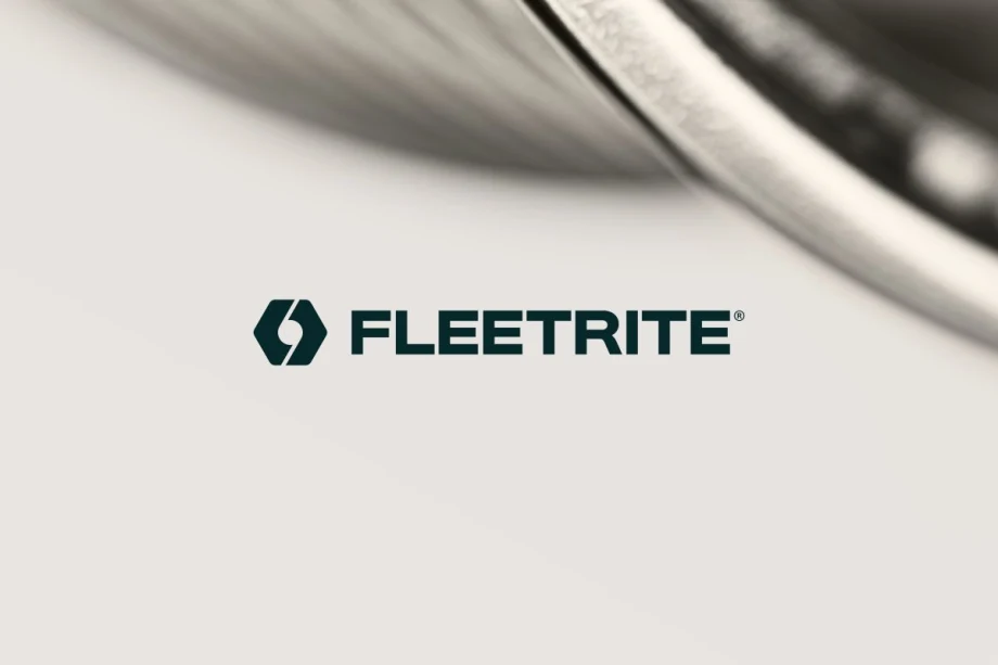 Abstract visual of truck part with Fleetrite logo
