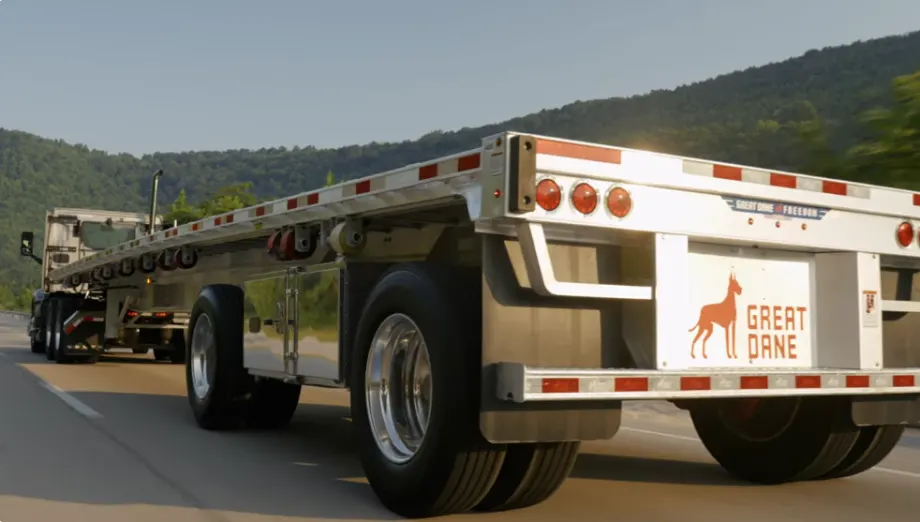 Great Dane aluminum flatbed trailer
