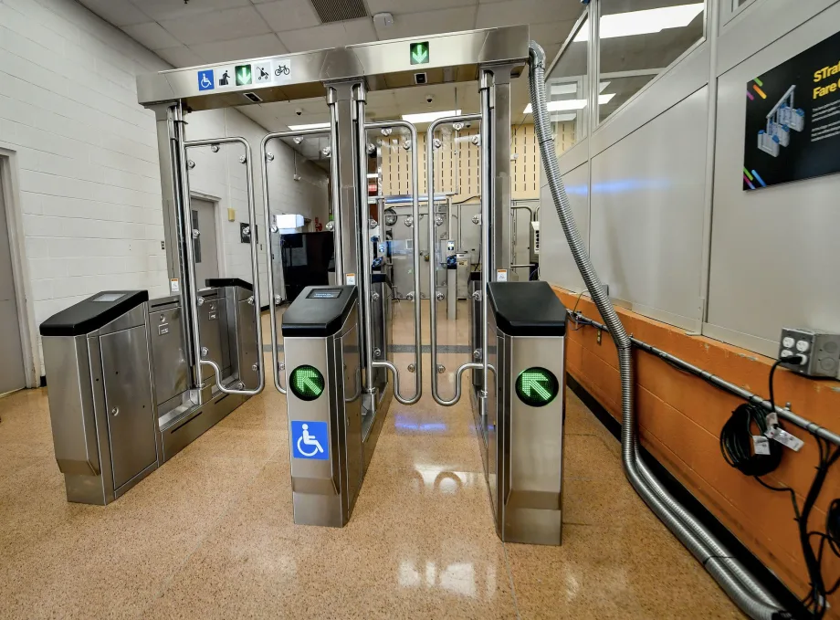 New York MTA's fare gates