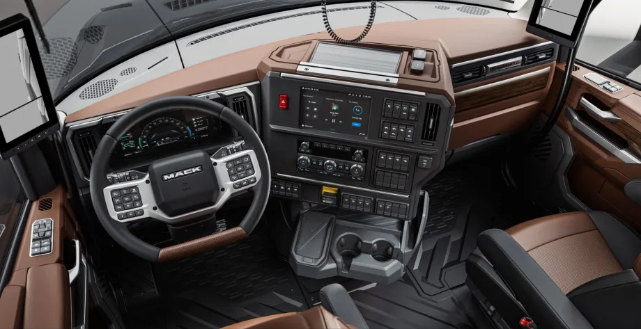 2026 Mack Granite interior.