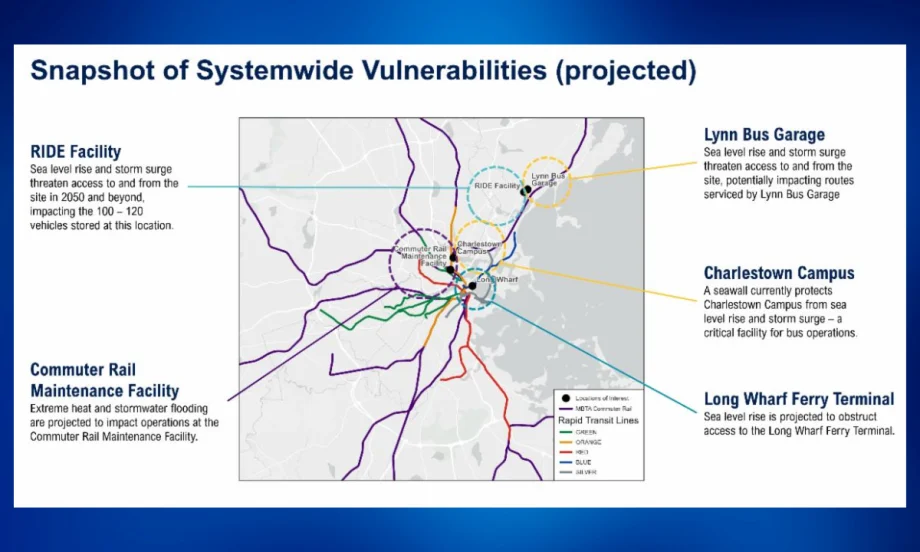 A graphic of a map showing a "Snapshot of Systemwide Vulnerabilities (projected)."