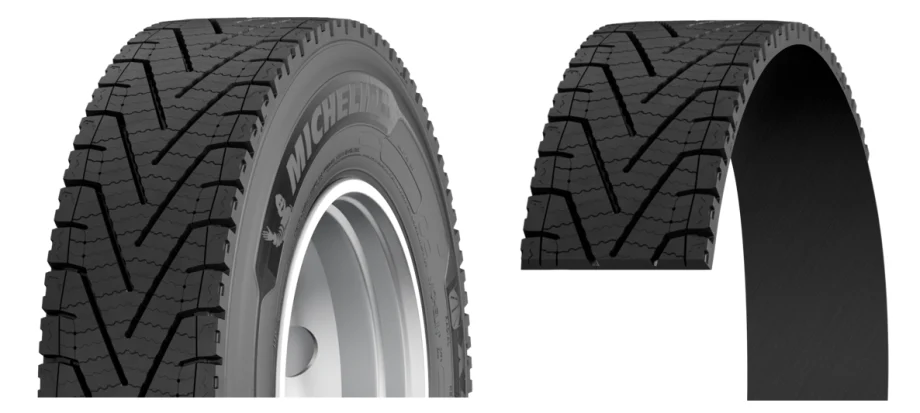 Michelin X Line Grip D tires.