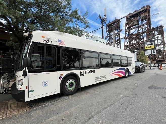 An NJ TRANSIT bus