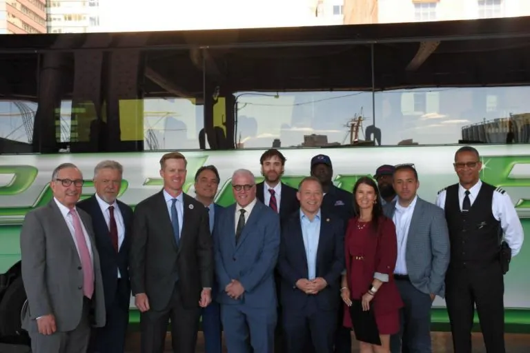 Group announcing BUSES Act