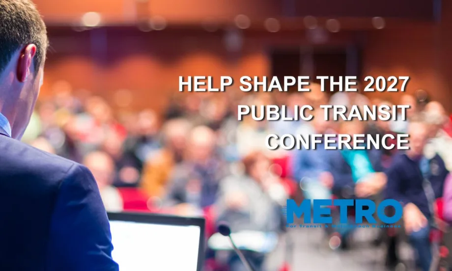 Help Shape the 2027 Public Transit Conference