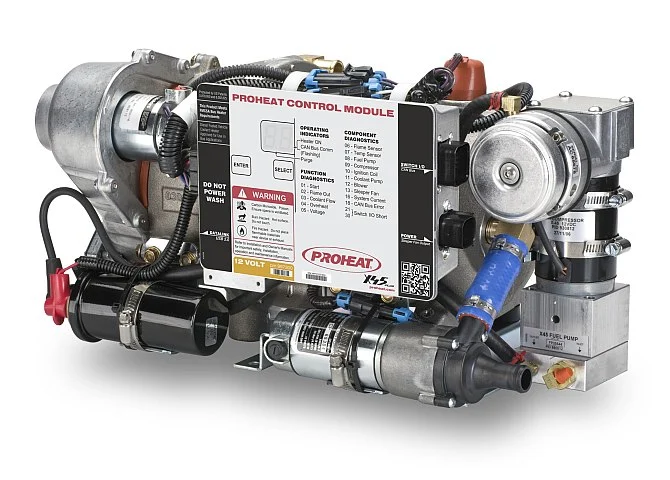 Coolant heater solution