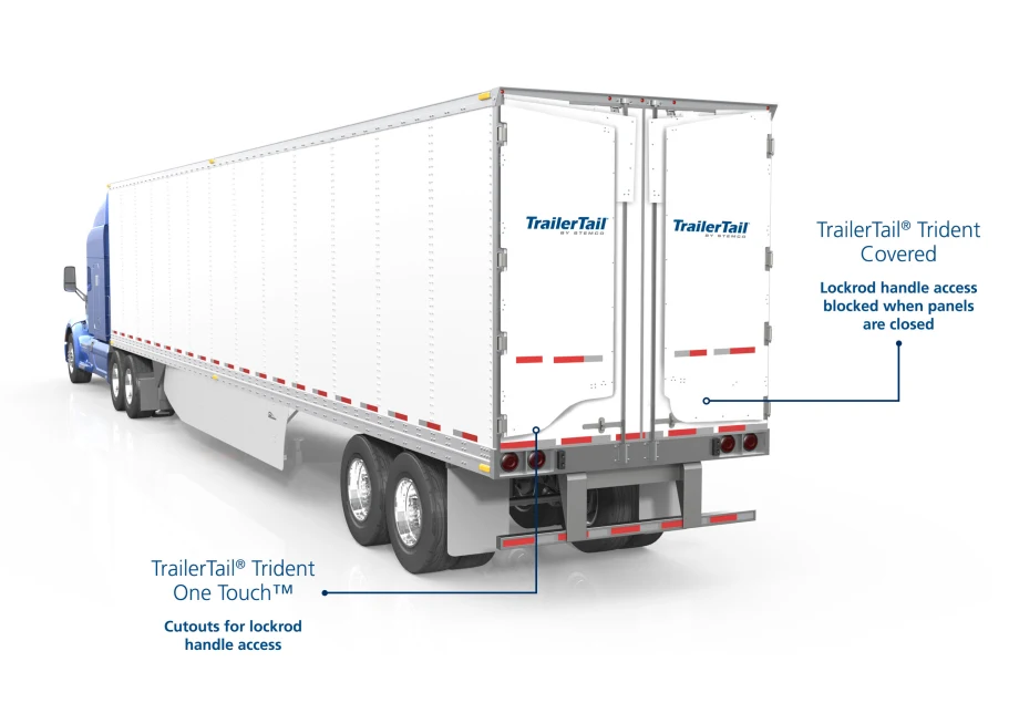 TrailerTail Covered Links Deployment to Door Operation