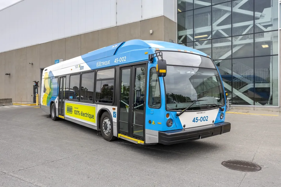 A Nova LFSe+ electric bus for STM