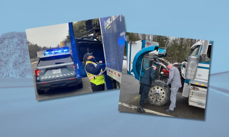 Commercial vehicle enforcement scenes