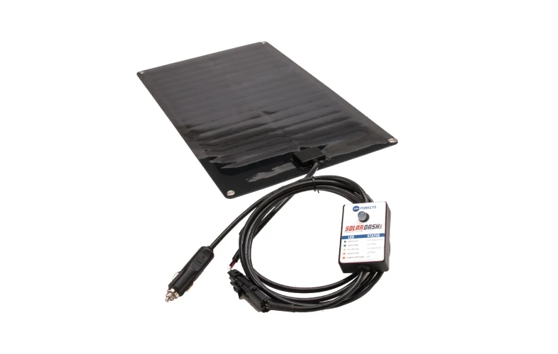 Solar Dash Keeps Batteries Charged and Ready