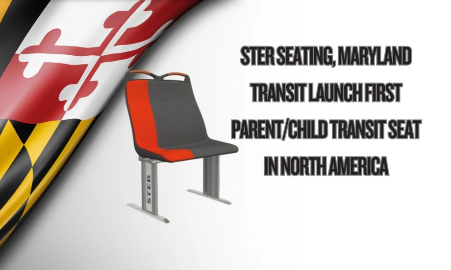 A Picture of Ster Seating's Parent/Child transit seating product.